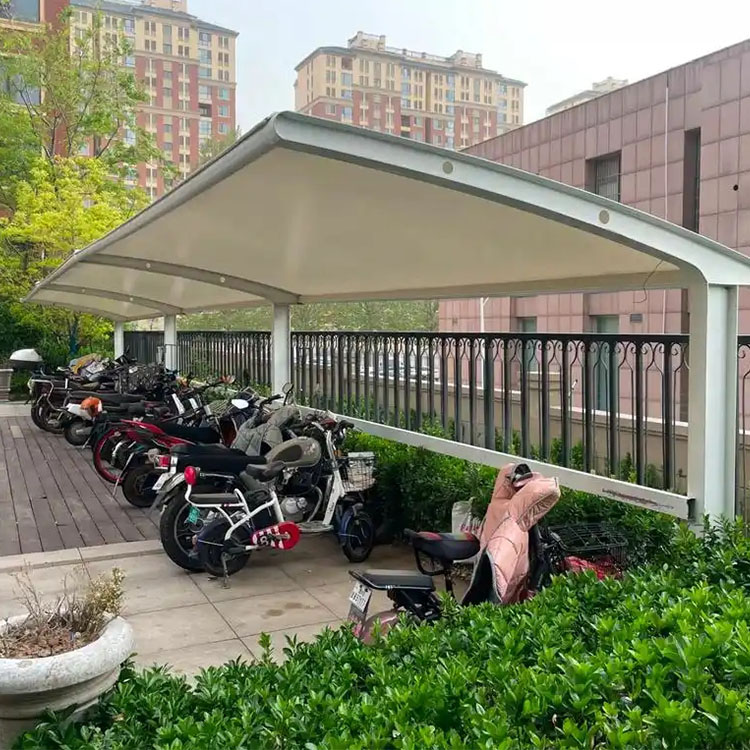 龙泉市膜结构电动车棚